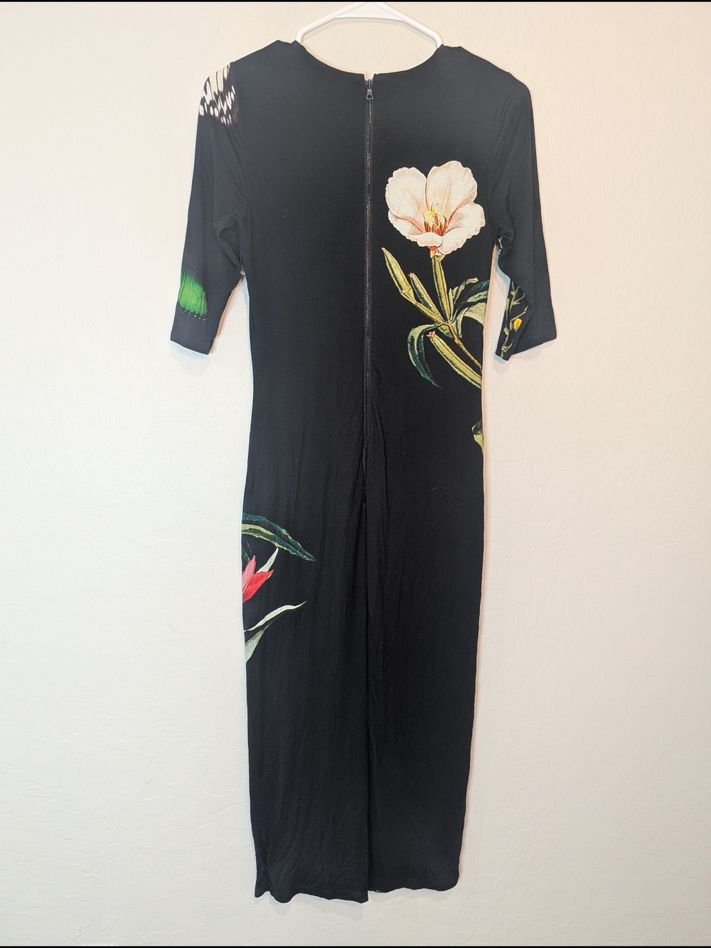 Alice + Olivia Delora Floral Print Dress - Size 6 - Picture 10 of 11